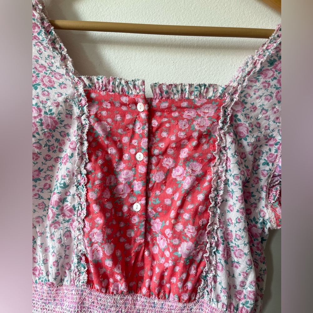 Loveshackfancy Stanton Mini Dress Strawberry Mela… - image 8